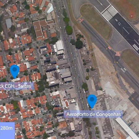 Rock Cgh Suites - Aeroporto De Congonhas São Paulo Luaran gambar